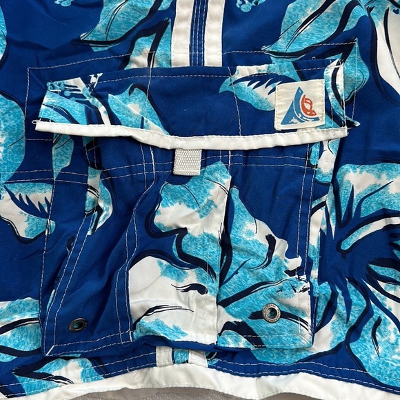 Men’s Hawaiian board shorts hibiscus flower - Picture 6 of 7